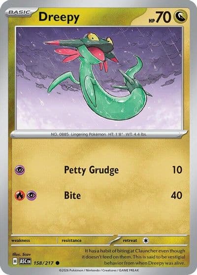 Dreepy ME: Ascended Heroes Pokemon card