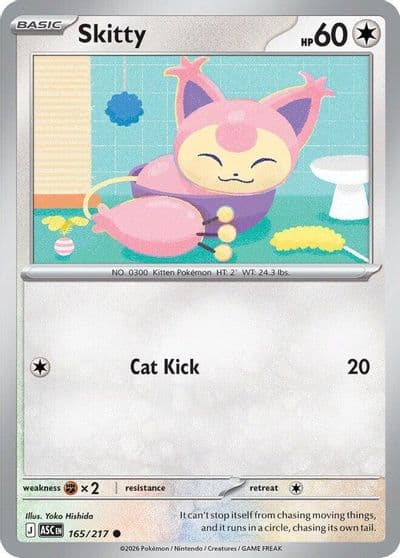 Skitty ME: Ascended Heroes Pokemon card