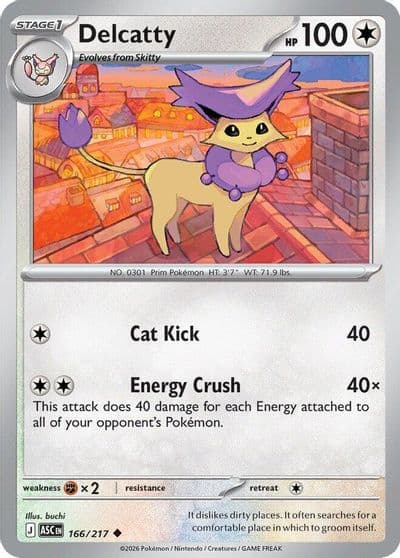 Delcatty ME: Ascended Heroes Pokemon card