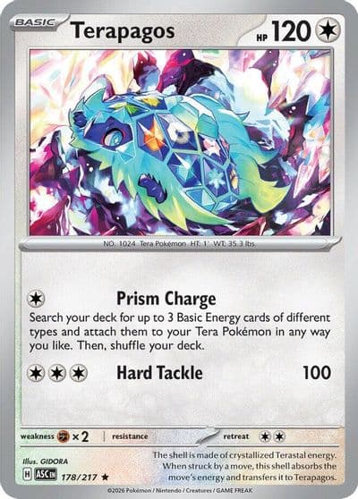 Terapagos ME: Ascended Heroes Pokemon card