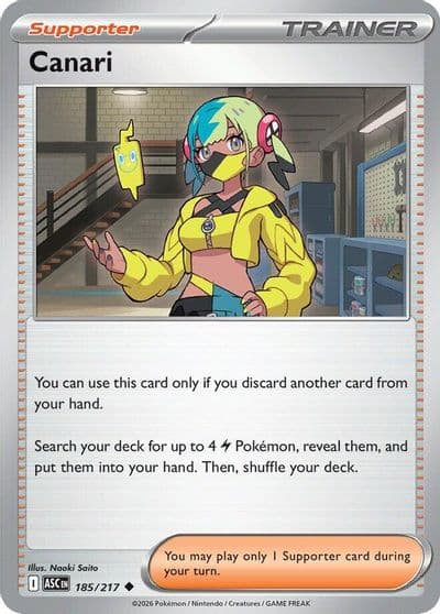 Canari ME: Ascended Heroes Pokemon card