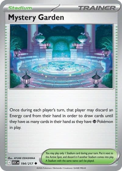 Mystery Garden ME: Ascended Heroes Pokemon card