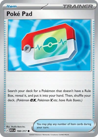 Poke Pad ME: Ascended Heroes Pokemon card