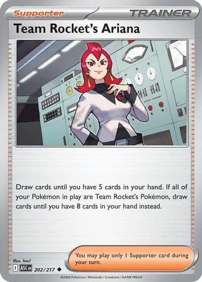 Team Rocket's Ariana ME: Ascended Heroes Pokemon card