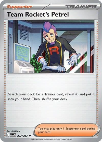 Team Rocket's Petrel ME: Ascended Heroes Pokemon card