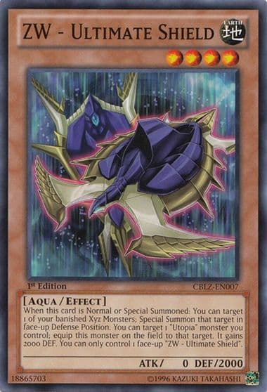 ZW Ultimate Shield Cosmo Blazer Yu-Gi-Oh! card