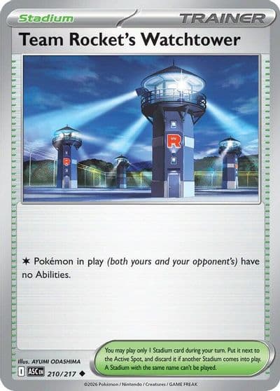 Team Rocket's Watchtower ME: Ascended Heroes Pokemon card
