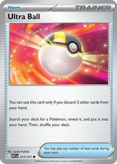 Ultra Ball ME: Ascended Heroes Pokemon card