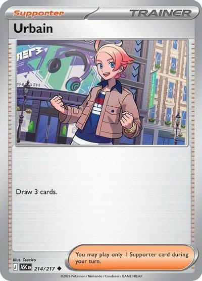 Urbain ME: Ascended Heroes Pokemon card