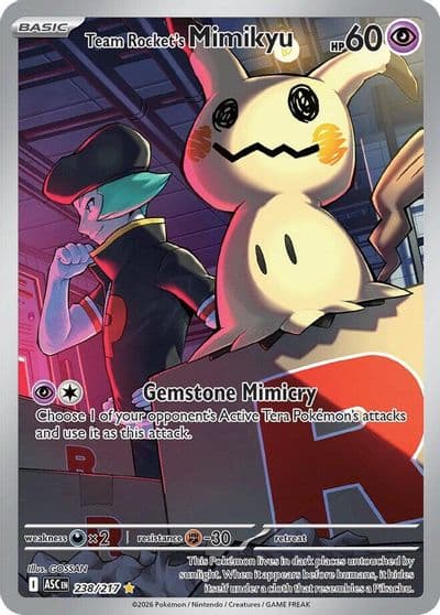 Team Rocket's Mimikyu-GX (Ash vs Team Rocket Deck Kit) Ash vs Team Rocket Deck Kit (JP Exclusive) Pokemon card