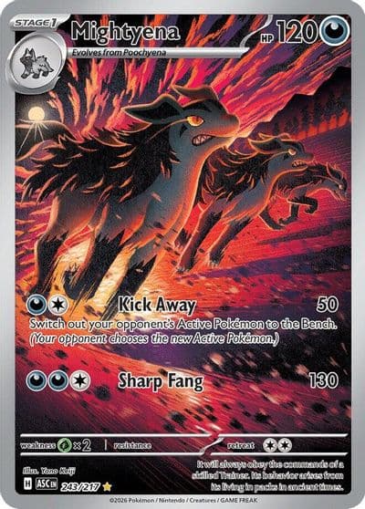 Mightyena ME: Ascended Heroes Pokemon card