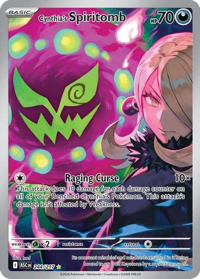 Cynthia's Spiritomb ME: Ascended Heroes Pokemon card