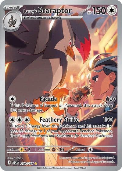 Larry's Staraptor ME: Ascended Heroes Pokemon card