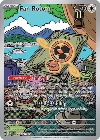 Fan Rotom ME: Ascended Heroes Pokemon card
