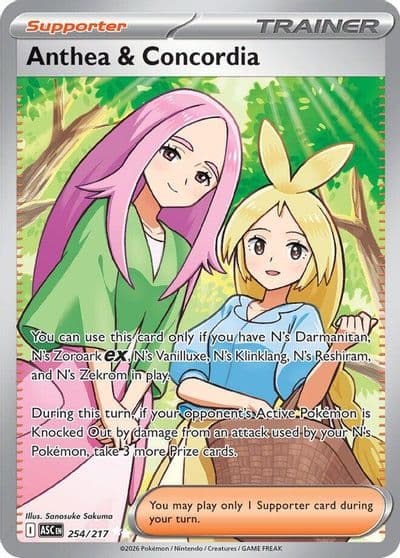 Anthea & Concordia ME: Ascended Heroes Pokemon card