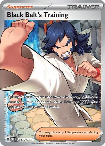 Black Belt's Training ME: Ascended Heroes Pokemon card