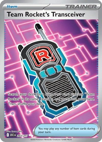 Team Rocket's Transceiver ME: Ascended Heroes Pokemon card