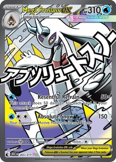 Mega Froslass ex ME: Ascended Heroes Pokemon card