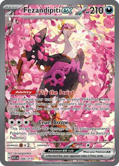 Fezandipiti ex ME: Ascended Heroes Pokemon card