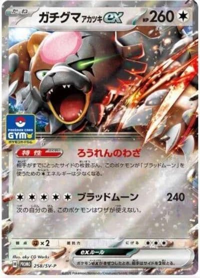 Bloodmoon Ursaluna ex SV-P Promotional Cards Pokemon card