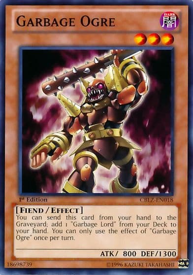 Garbage Ogre Cosmo Blazer Yu-Gi-Oh! card