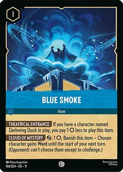 Blue Smoke Winterspell Lorcana card