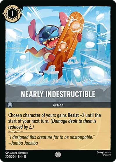 Nearly Indestructible Winterspell Lorcana card