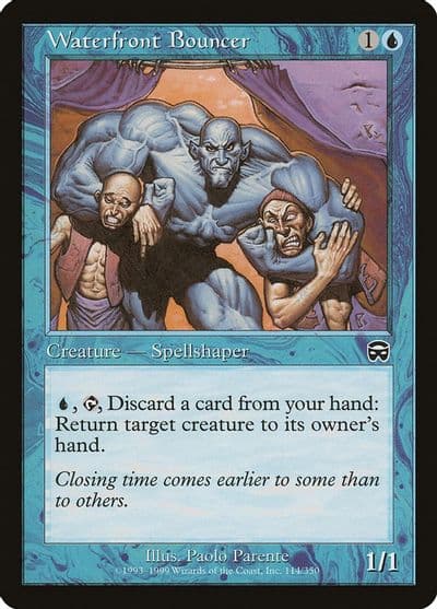Waterfront Bouncer Mercadian Masques Magic card