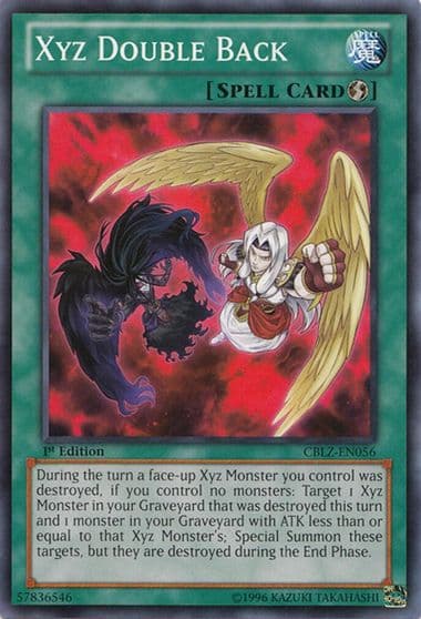 Xyz Double Back Cosmo Blazer Yu-Gi-Oh! card