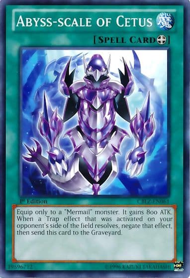 Abyss scale of Cetus Cosmo Blazer Yu-Gi-Oh! card