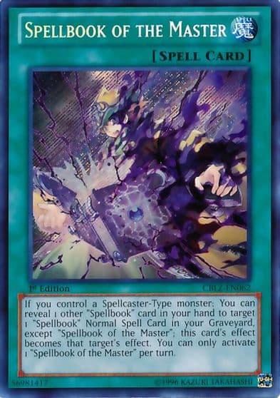 Spellbook of the Master Cosmo Blazer Yu-Gi-Oh! card