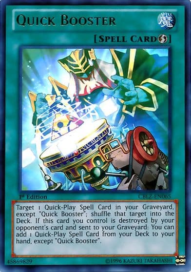 Quick Booster Cosmo Blazer Yu-Gi-Oh! card