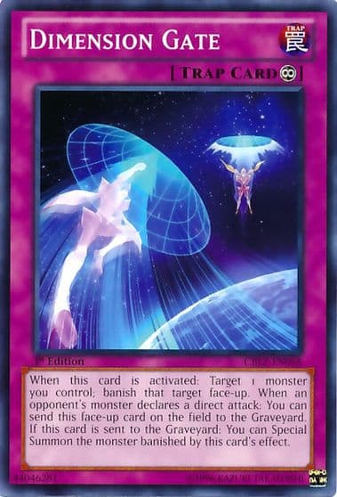 Dimension Gate Cosmo Blazer Yu-Gi-Oh! card