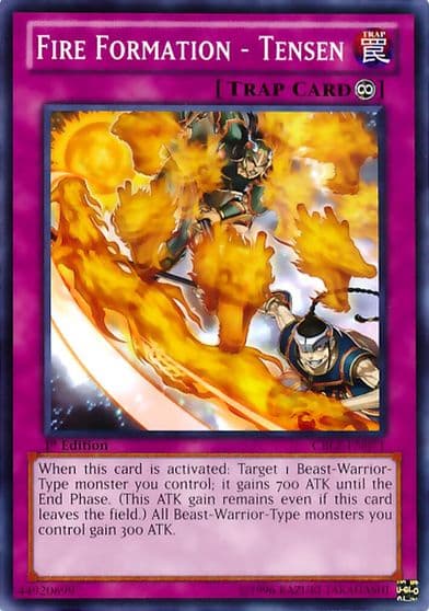 Fire Formation Tensen Cosmo Blazer Yu-Gi-Oh! card