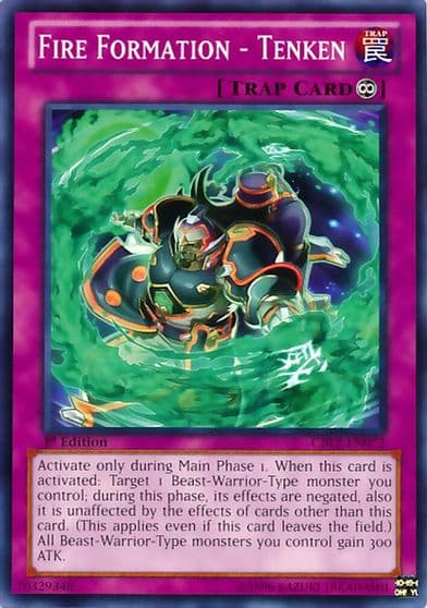 Fire Formation Tenken Cosmo Blazer Yu-Gi-Oh! card