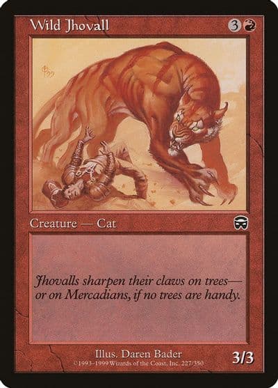 Wild Jhovall Mercadian Masques Magic card