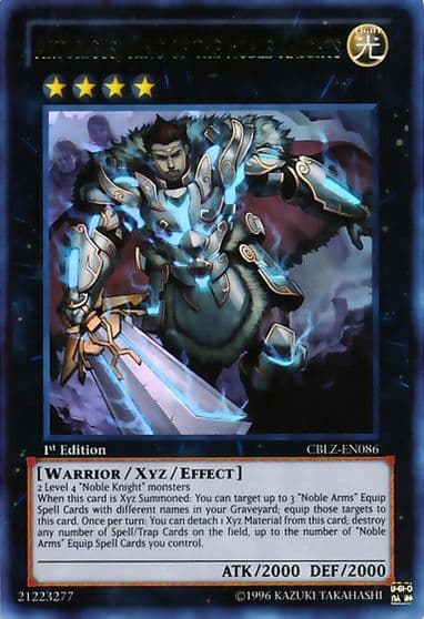 Artorigus King of the Noble Knights Cosmo Blazer Yu-Gi-Oh! card
