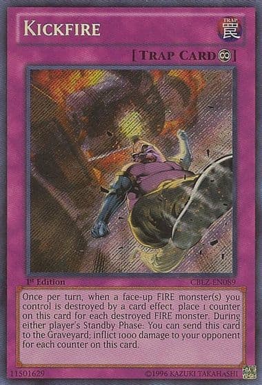 Kickfire Cosmo Blazer Yu-Gi-Oh! card