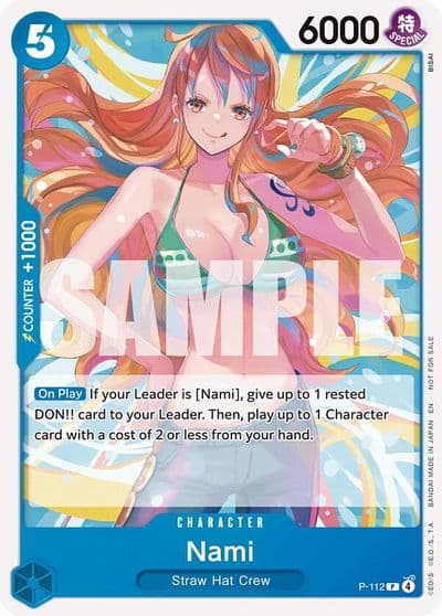 Nami Heroines Battle Pack One Piece Promotion Cards One Piece card