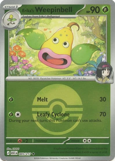 Erika's Weepinbell (Poke Ball) ME: Ascended Heroes Pokemon card
