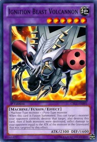 Ignition Beast Volcannon Cosmo Blazer Yu-Gi-Oh! card