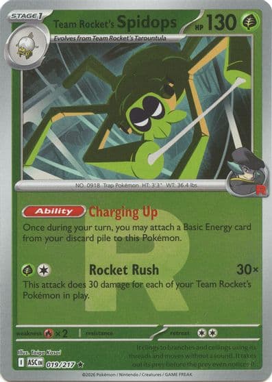 Team Rocket's Spidops (Team Rocket) ME: Ascended Heroes Pokemon card