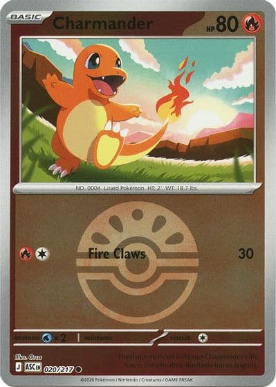 Charmander (Quick Ball) ME: Ascended Heroes Pokemon card
