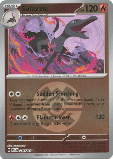 Salazzle (Quick Ball) ME: Ascended Heroes Pokemon card
