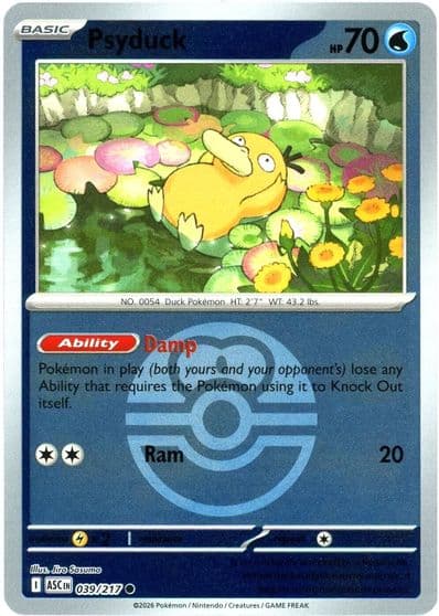 Psyduck (Love Ball) ME: Ascended Heroes Pokemon card