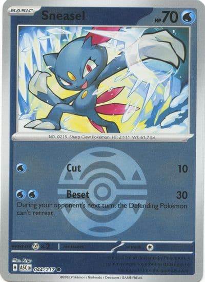 Sneasel (Dusk Ball) ME: Ascended Heroes Pokemon card