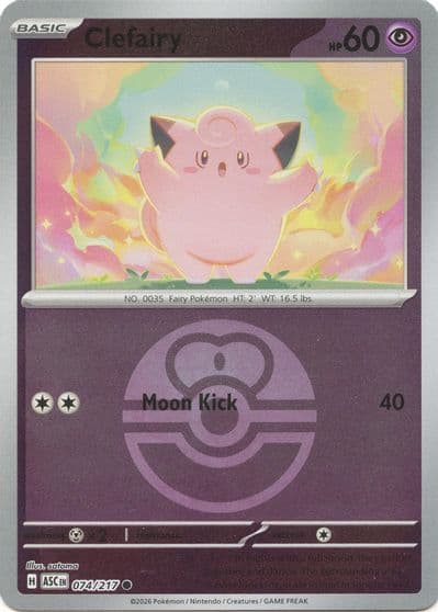 Clefairy (Love Ball) ME: Ascended Heroes Pokemon card