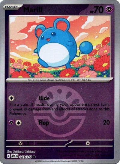 Marill (Friend Ball) ME: Ascended Heroes Pokemon card