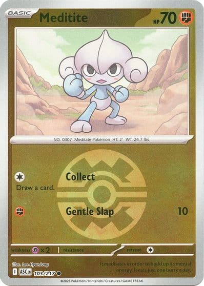 Meditite (Quick Ball) ME: Ascended Heroes Pokemon card