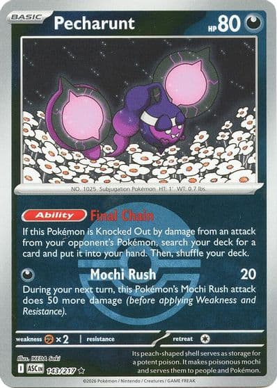 Pecharunt (Poke Ball) ME: Ascended Heroes Pokemon card